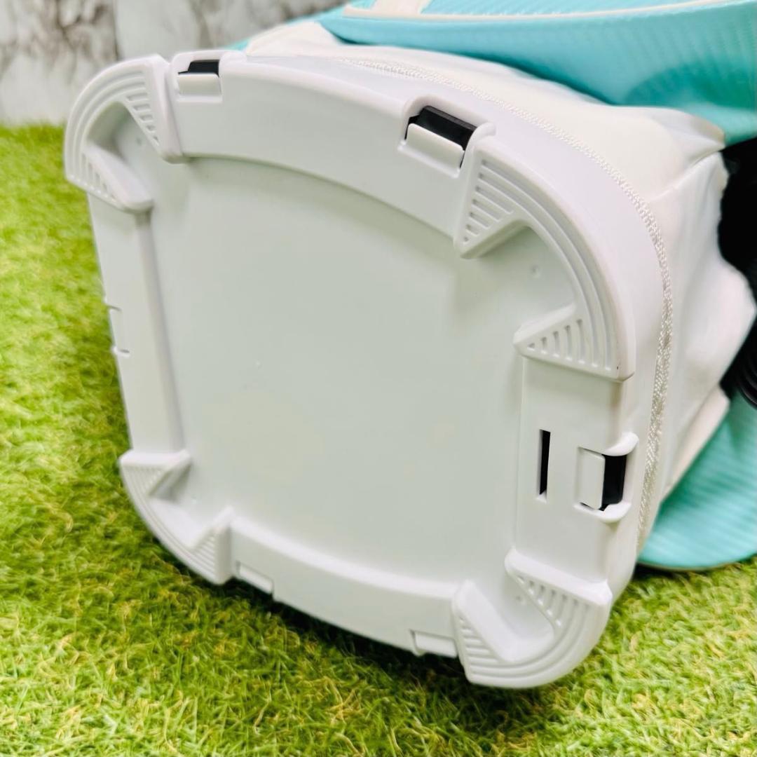 【新品未使用】オムニックス スタンド式 キャディバッグ ゴルフバッグ ブルー