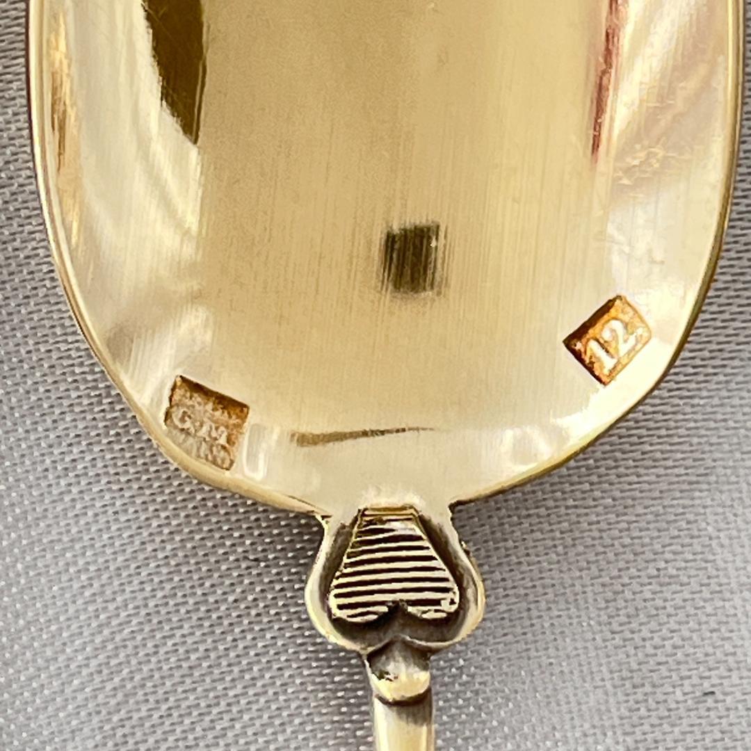 【仏蘭西】 コーヒースプーン　12本【シルバープレート】ケース