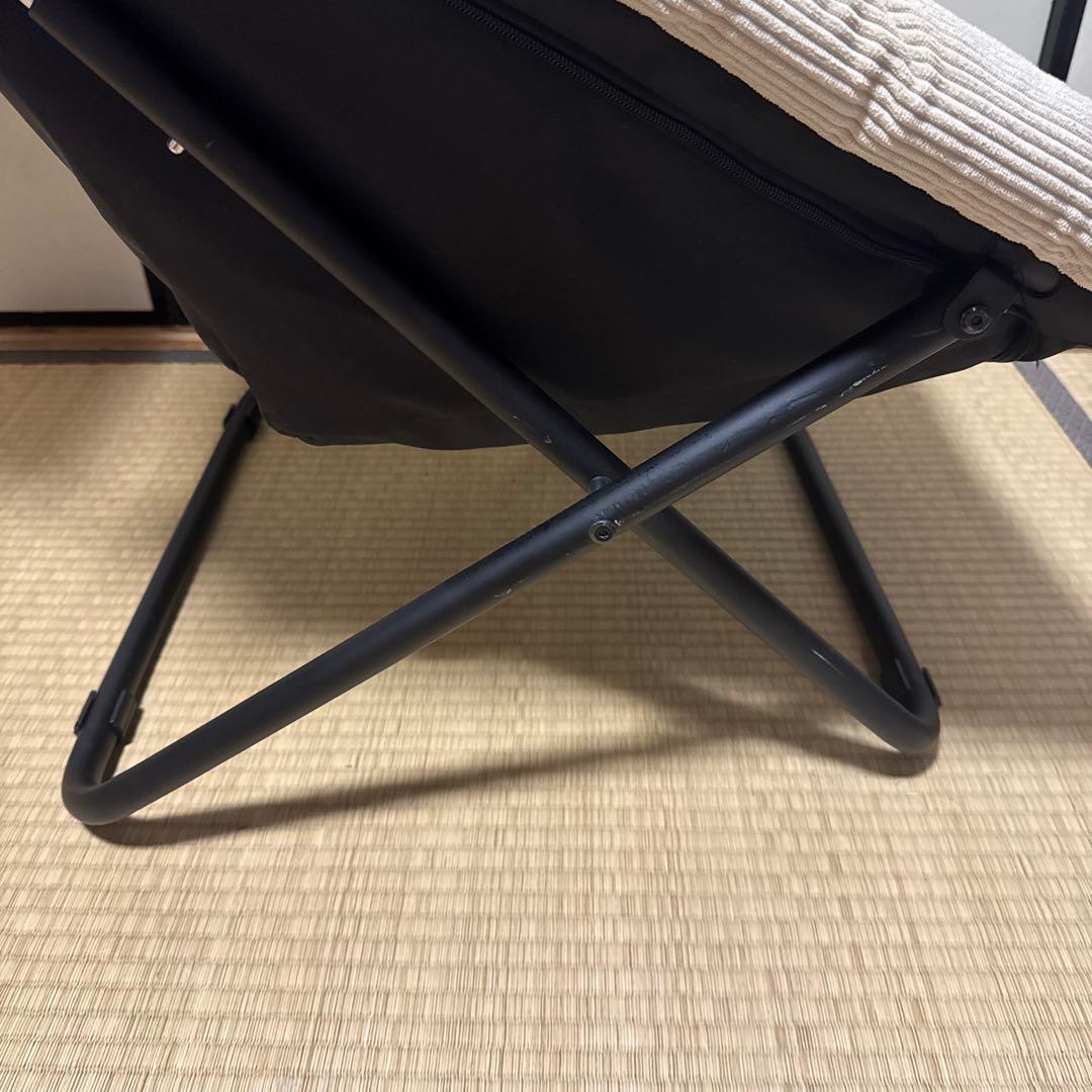 弘益 LAKA ラカ フォールディングチェア 完成品 折りたたみ ベージュ