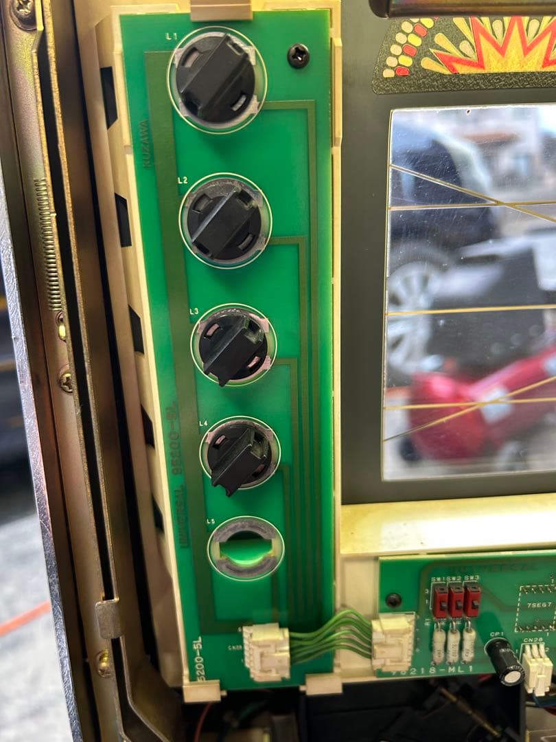 り*。様 スロット　花火　4号機　アルゼ　実動　メダル付き　レトロ　アンティーク