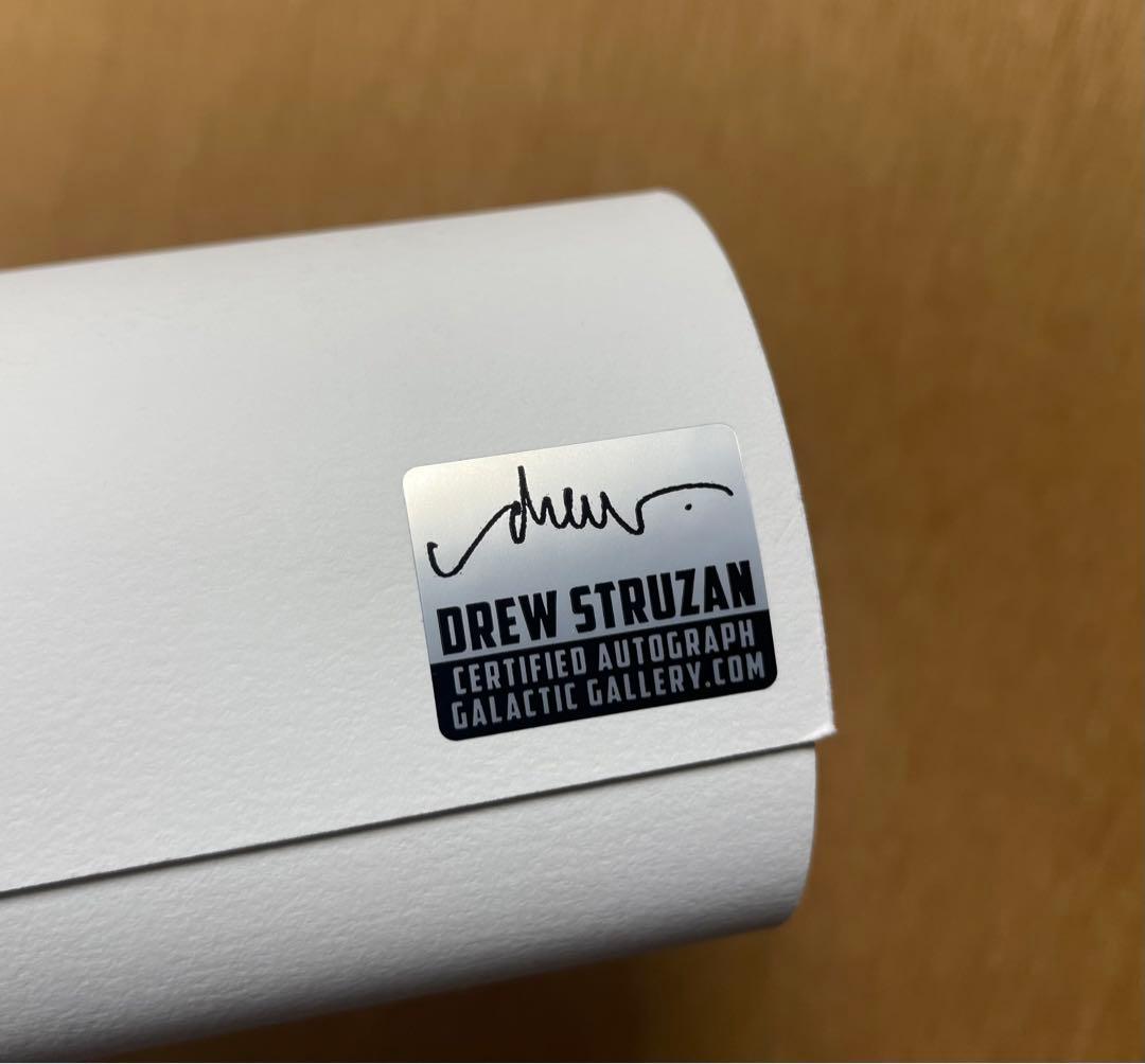 マイケルJフォックス　ドリューストルーザン　直筆サイン　バックトゥザフューチャー