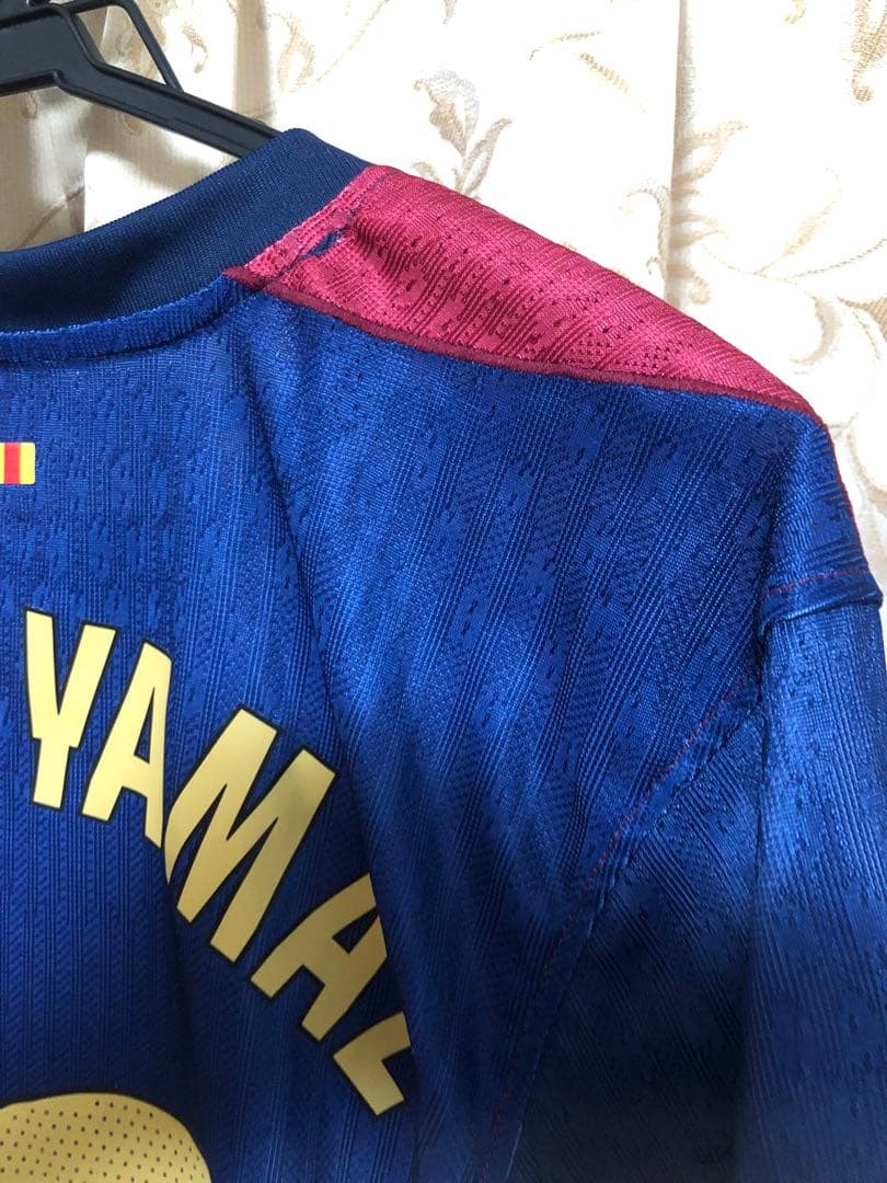 バルセロナ24-25 ヤマル ラリーガ仕様 国内3冠 オーセンティック L