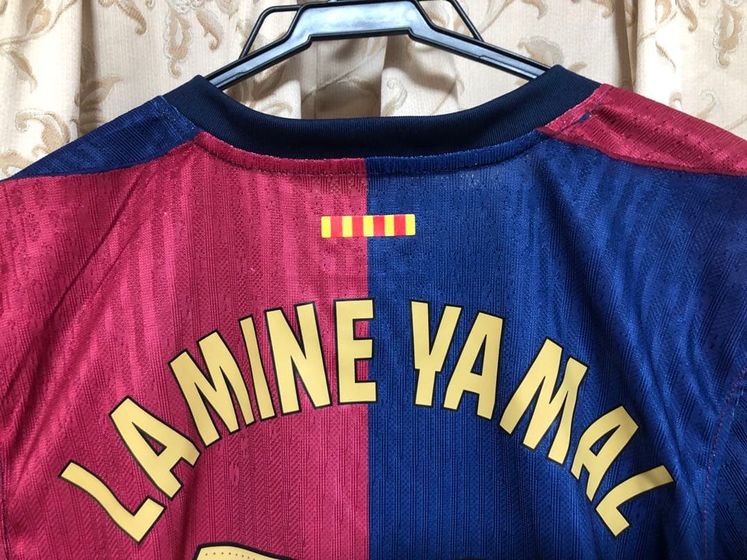 バルセロナ24-25 ヤマル ラリーガ仕様 国内3冠 オーセンティック L