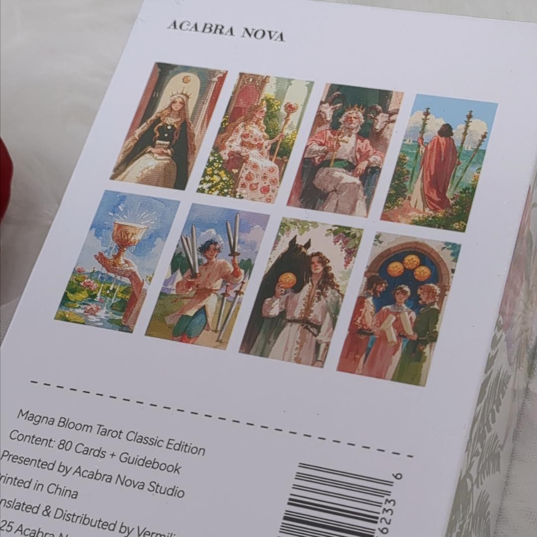 【正規品タロットカード】クラファン完売✨透明感あふれる水彩画✨生命の開花のデッキ