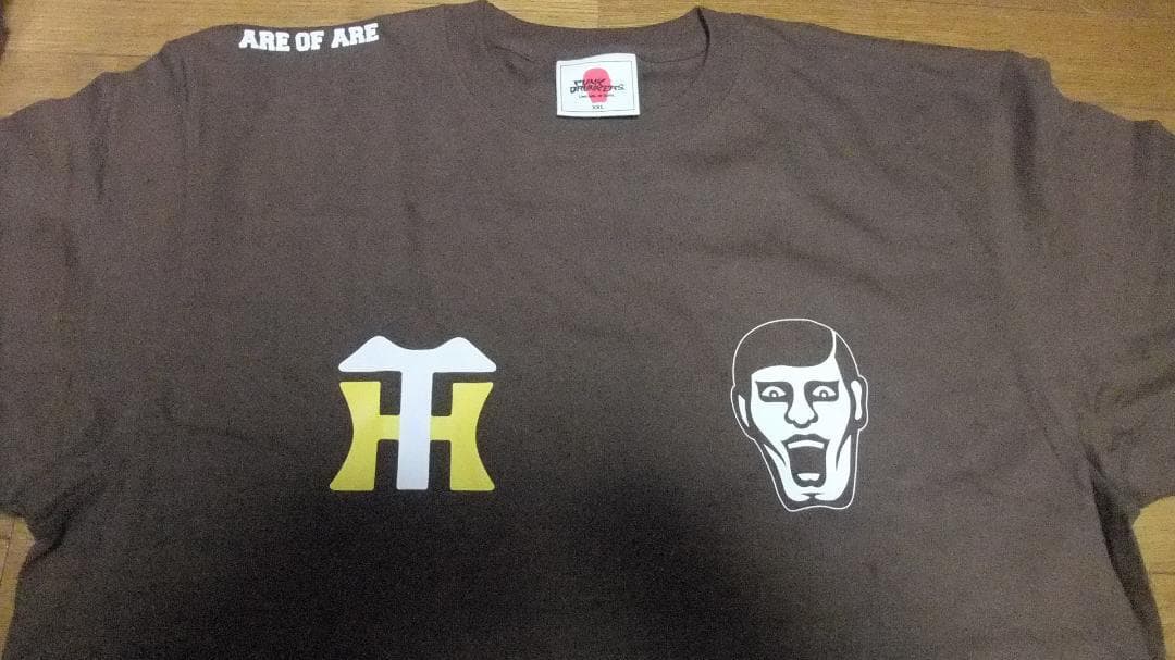 未使用 阪神タイガース XL パンクドランカーズ Tシャツ 優勝 虎 茶系 半袖