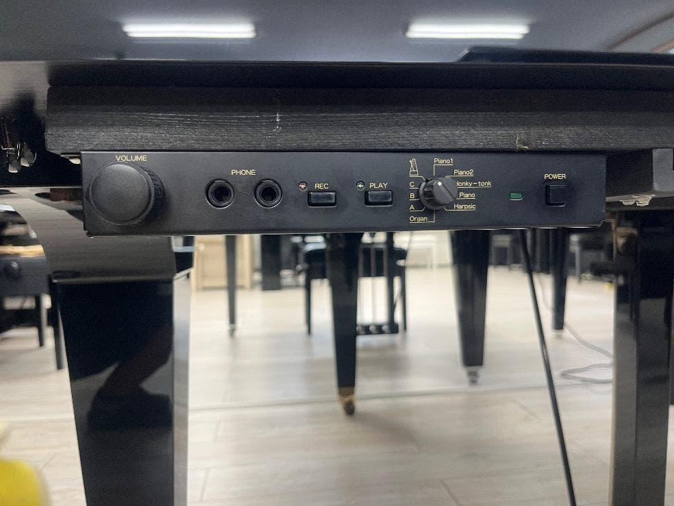 ★55068【グランドピアノ】KAWAI　GE20　消音機能付き