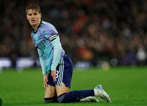 アーセナル　ウーデゴール　オーセンティック サード CL（M）2024-25