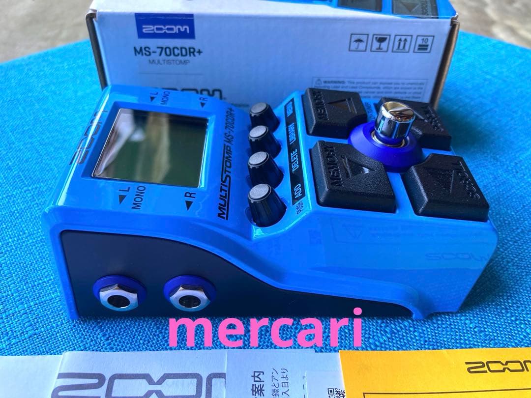 ZOOM MS-70CDR+ MultiStomp空間系マルチエフェクター 美品