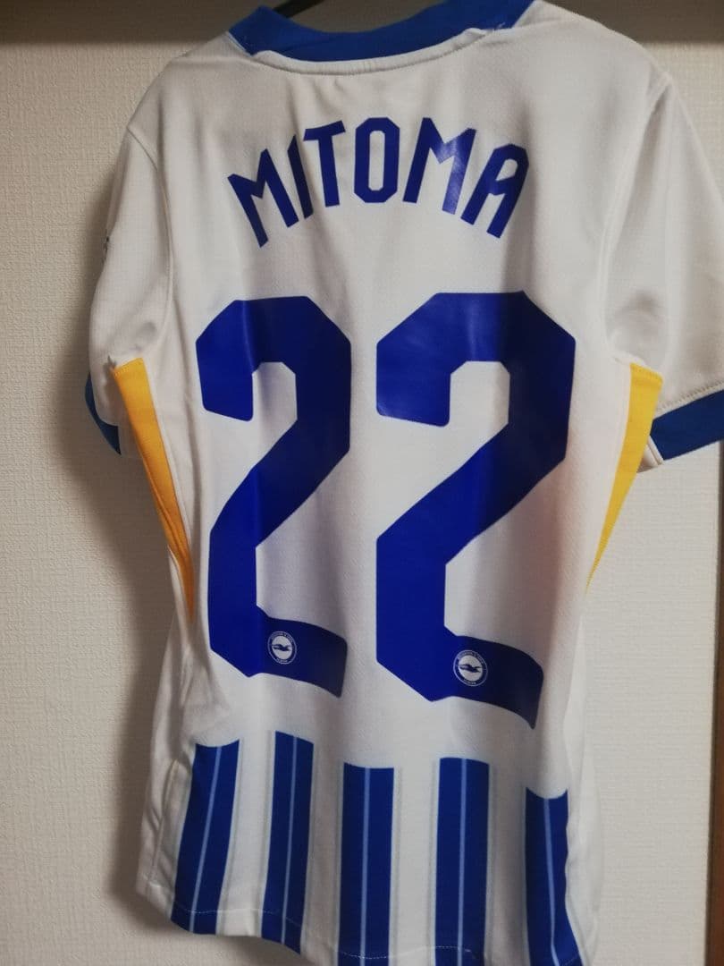 公式ブライトン 三笘薫 24-25シーズン レプリカユニフォーム Sサイズ