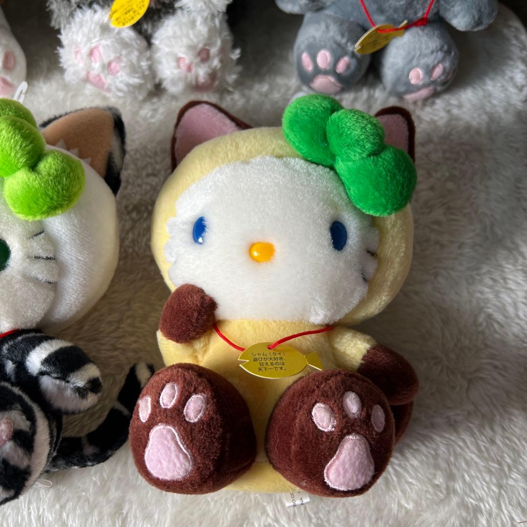 キテイちゃん 世界のネコ コレクション ぬいぐるみ　5点セット