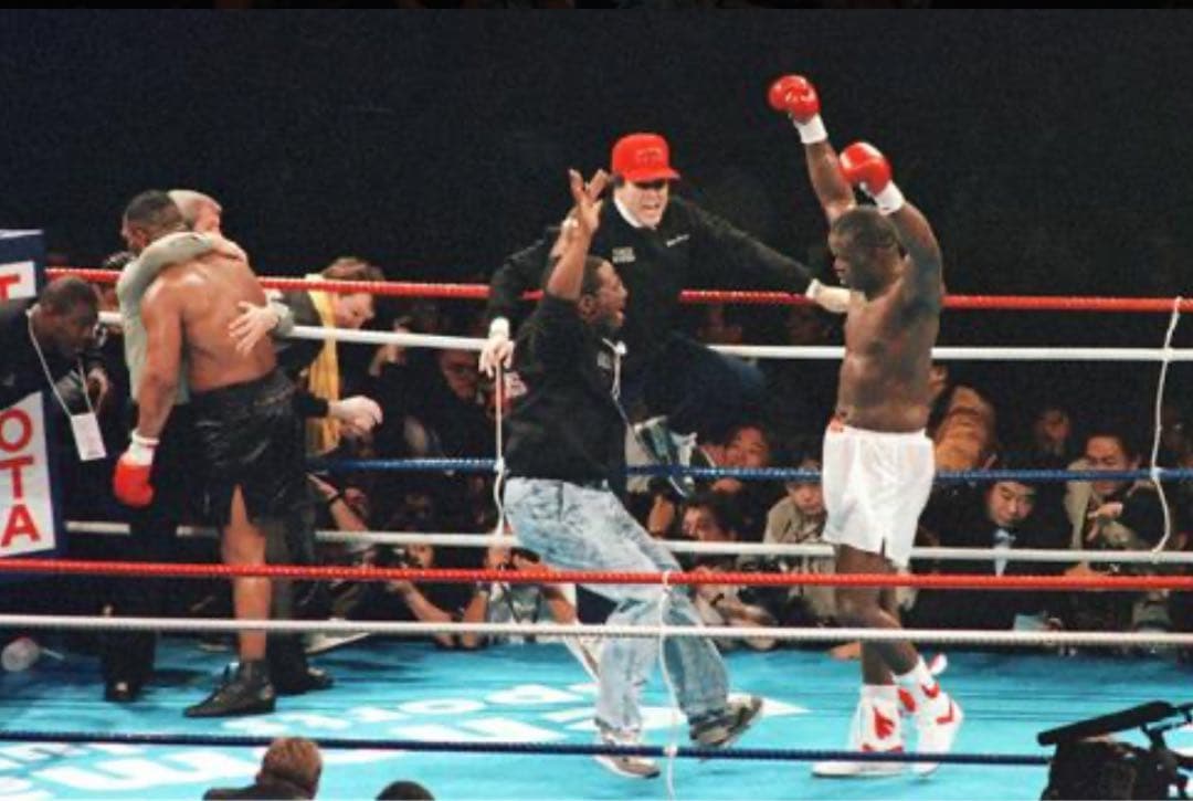 ボクシング　タイソンvsダグラス　世紀の大番狂わせ　東京ショック‼️ 土産ポスター