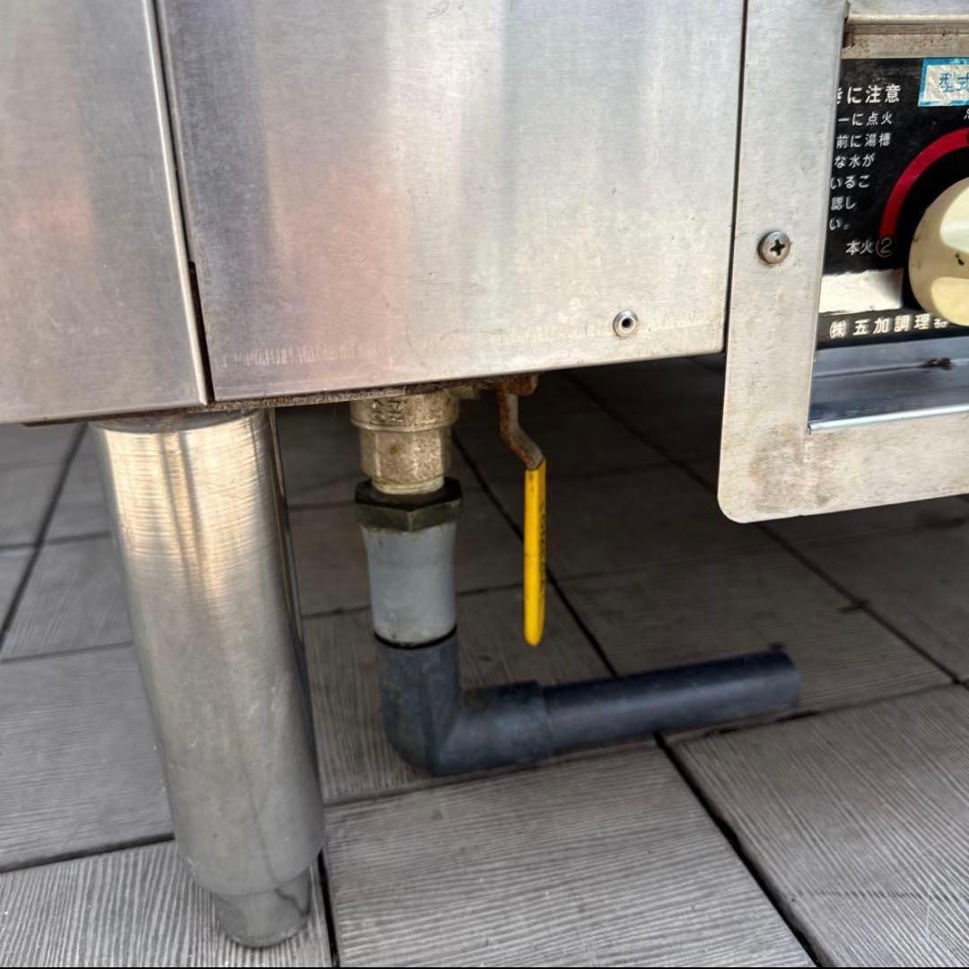 大型　業務用 五加調理器 ４段　ドロワー式　引出式蒸し器　都市ガス用