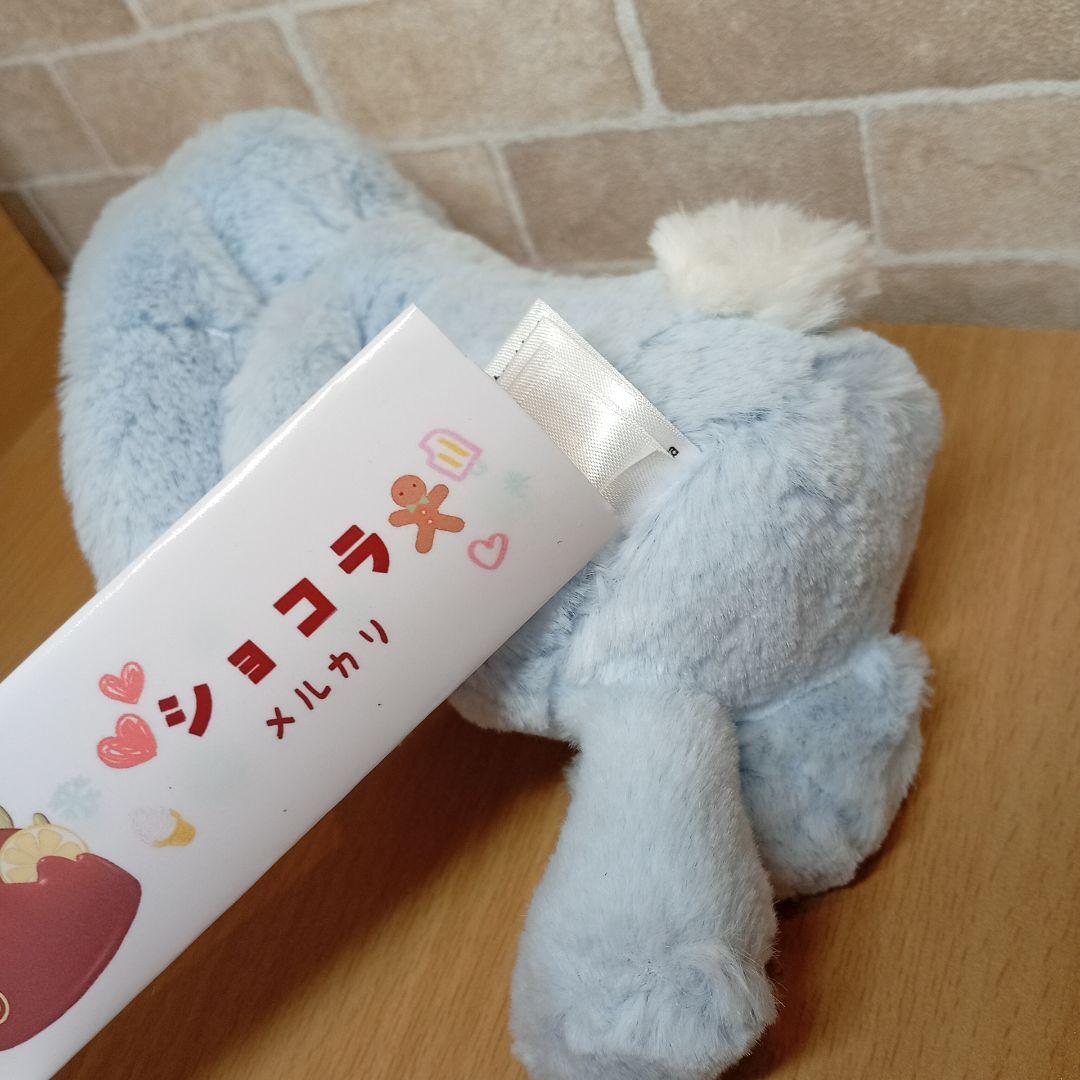  blue bunny rattle うさぎ　ラトル ぬいぐるみ