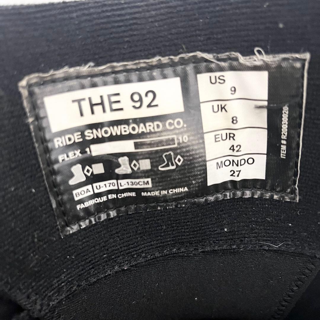 RIDE THE 92 スノーボードブーツ 27cm