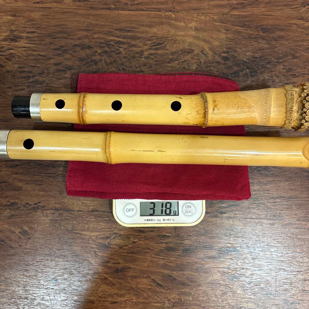 尺八　竹治　竹製　琴古流　約64㎝