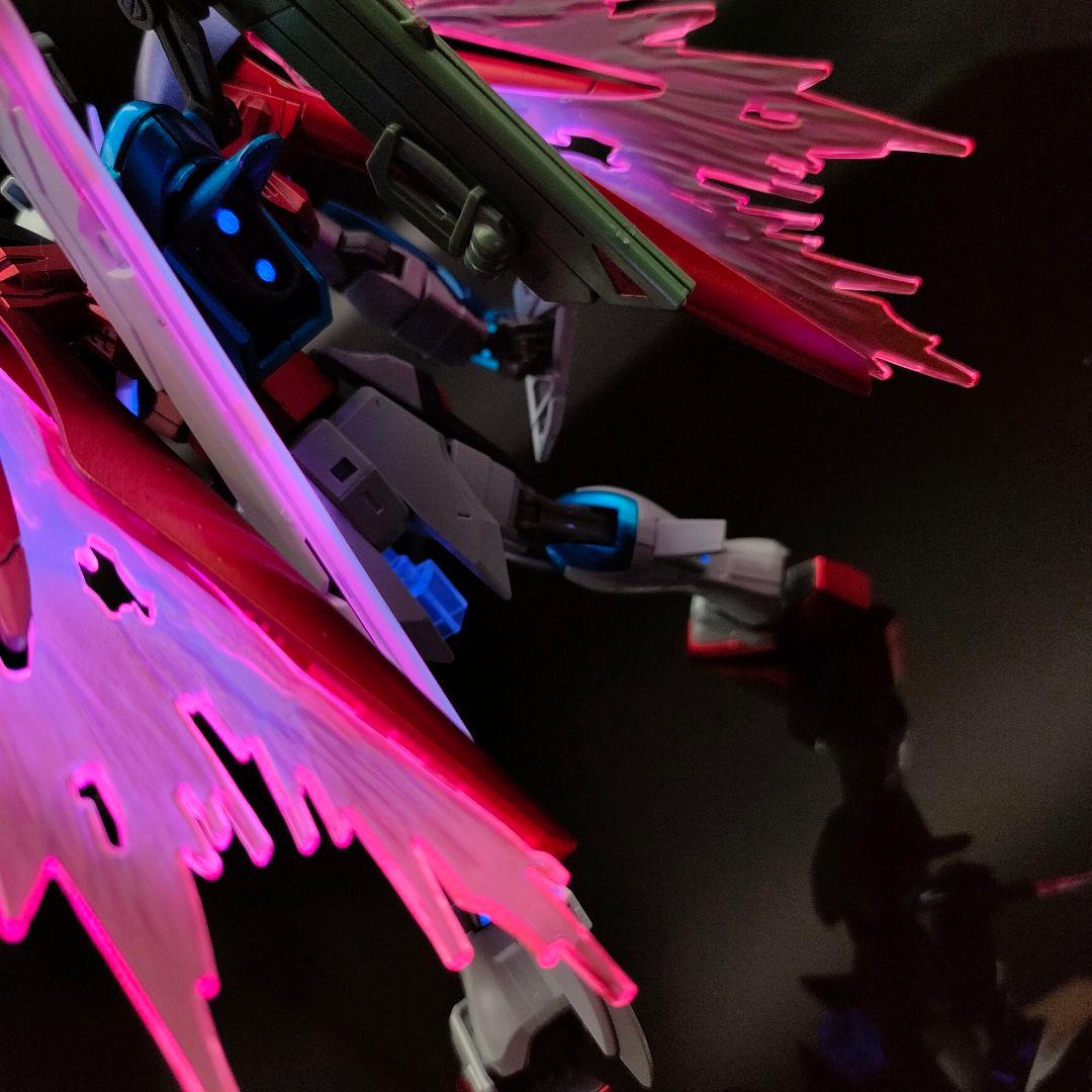 デスティニーガンダムspecⅡ　ゼウスシルエットゴースト　ガンプラ 塗装完成品