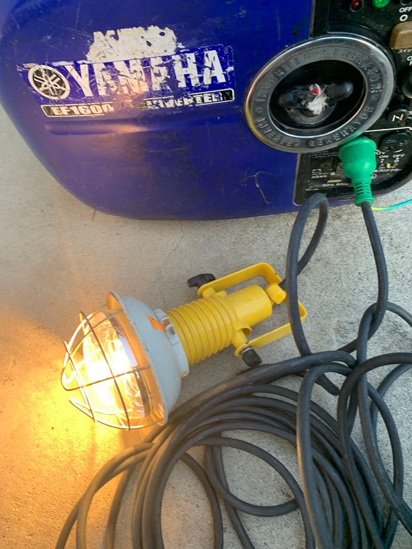 インバーター発電機 YAMAHA EF1600iS 動作確認済　動画あり