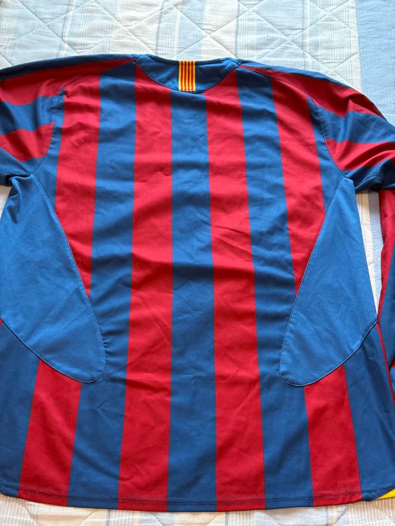 希少！ 05-06胸スポンサーなし NIKE FCバルセロナ ユニフォーム　長袖