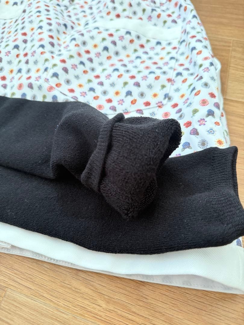 Callaway花柄スカートとPEARLY GATESベルト黒厚手ソックスセット