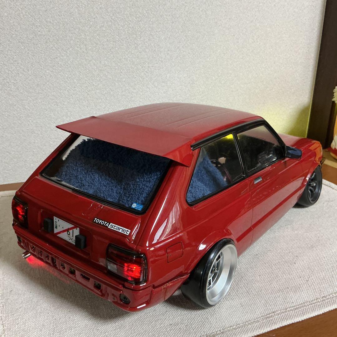 パンドラ　PANDORA スターレット　KP61 1/10ボディー　タイヤセット