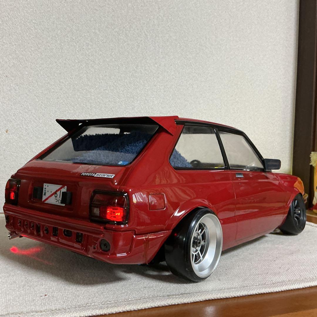 パンドラ　PANDORA スターレット　KP61 1/10ボディー　タイヤセット