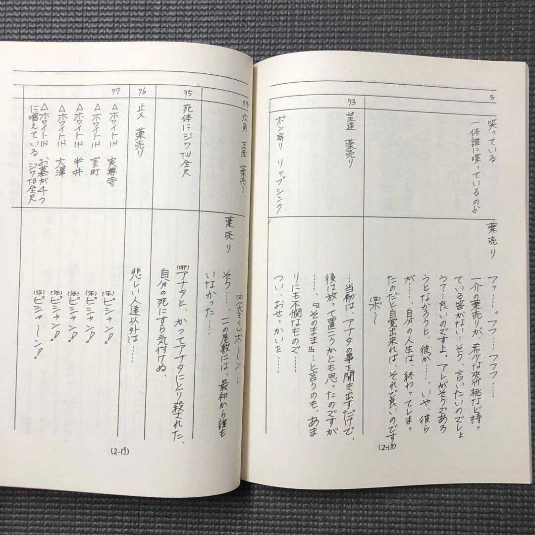 モノノ怪 アニメ 第9話 台本 ノイタミナ/怪 ayakashi/化猫