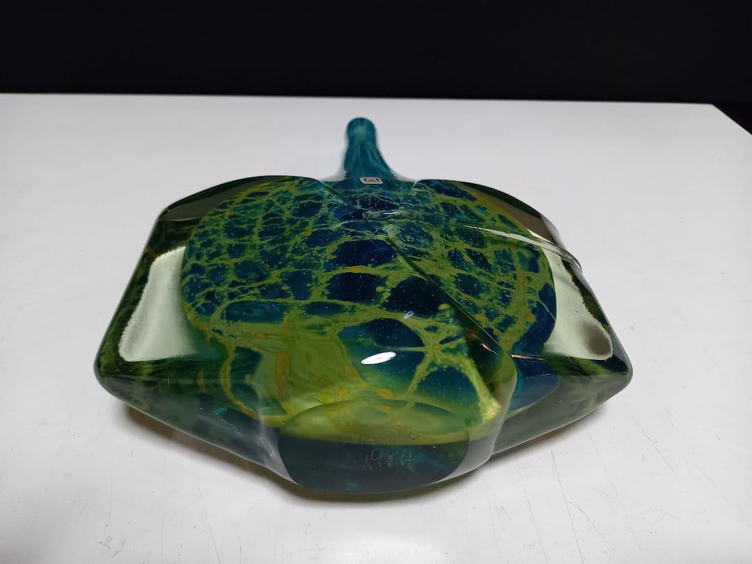 1984年　イムディーナ　グラス　マルタ島　　ミッシェル　ハリス　サイン入