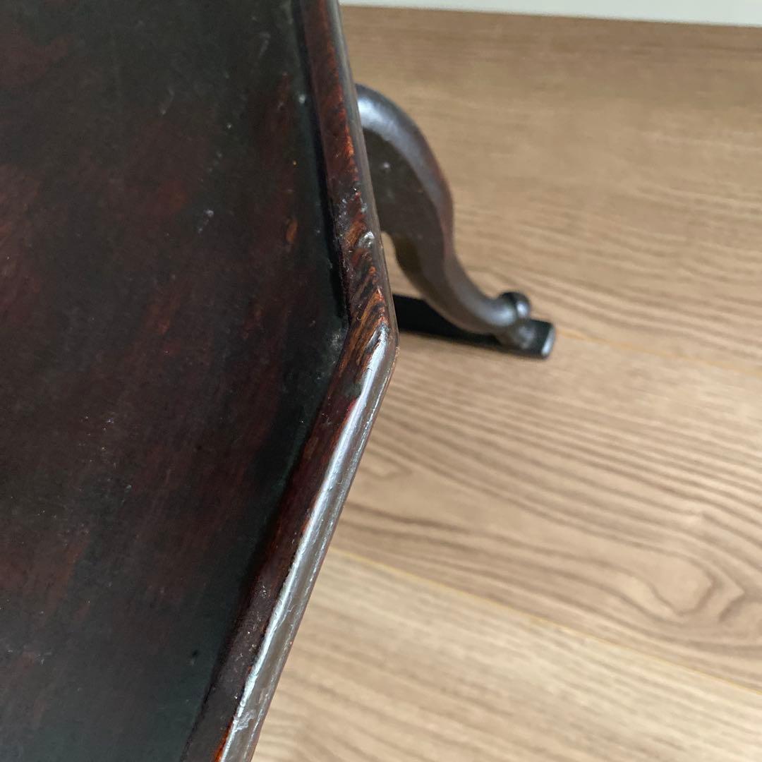 アンティーク骨董　李朝　朝鮮家具　ソバン 小盤　お膳　虎脚　机　花台　飾り台