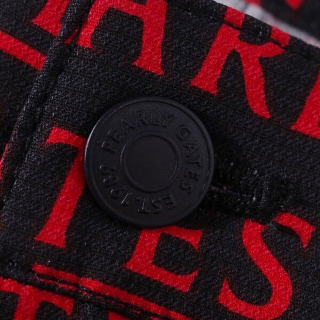 【PEARLY GATES】レディースメゾンロゴ柄ドビーストレッチロングパンツS