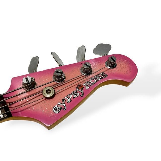 【希少】GYPSY ROSE プレシジョンベース ピンク ラメ入 女性向けベース