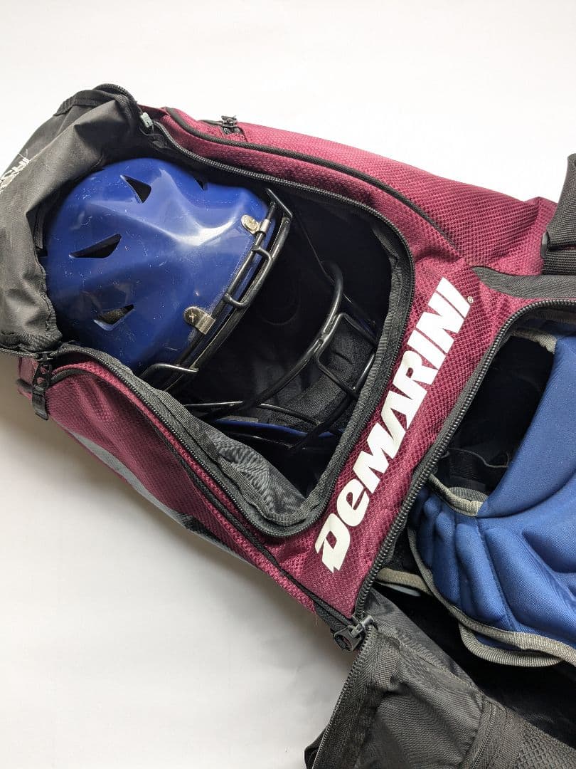 U.S. Wilson キャッチャー防具セット、キャスター付き防具バッグ付き