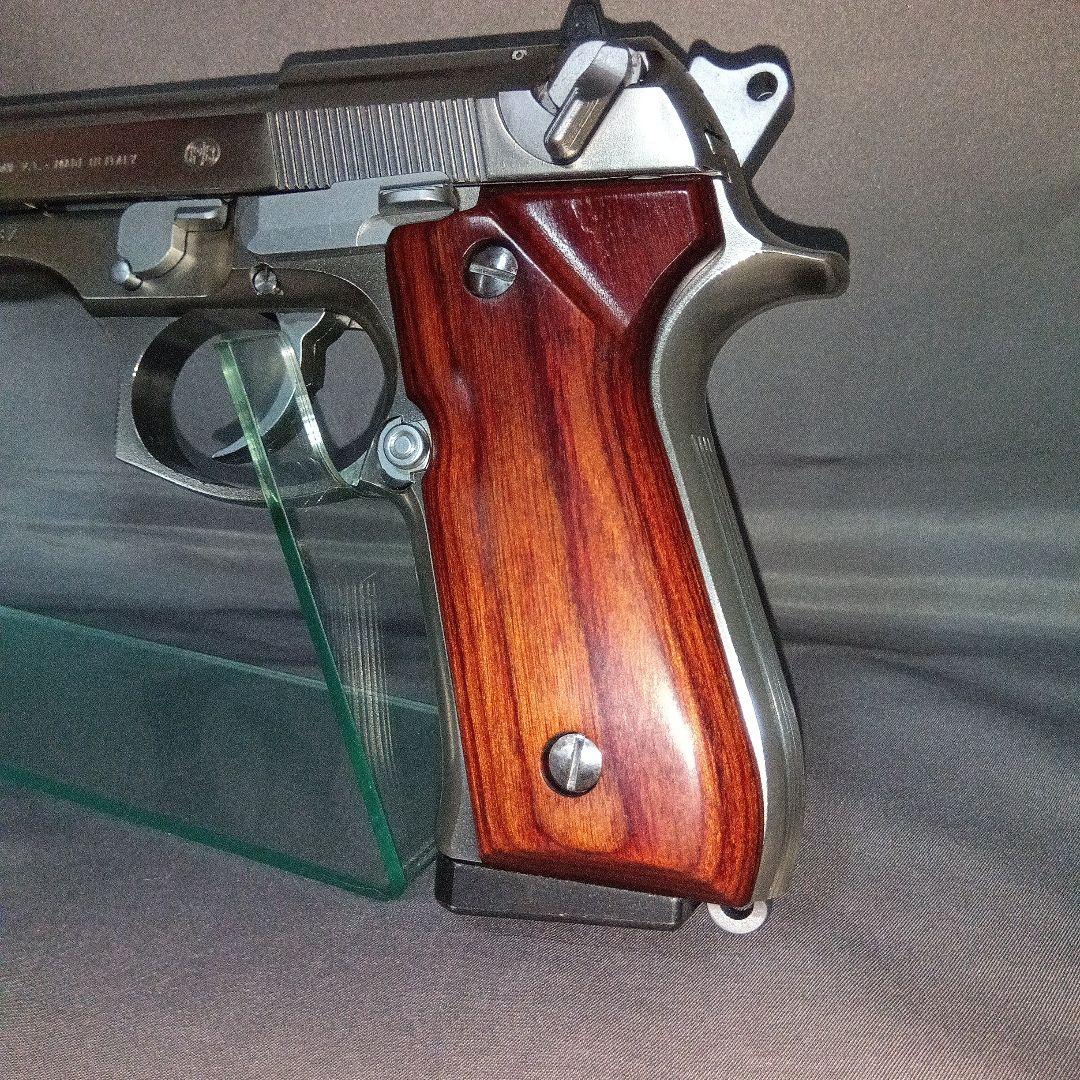 良*で様 WA ベレッタ M92FS スーパーバージョン　アイノックス　木製グリ