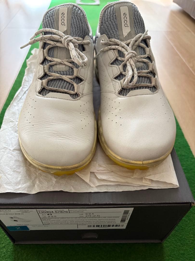 ECCO GOLF BIOM C4 ホワイト 43