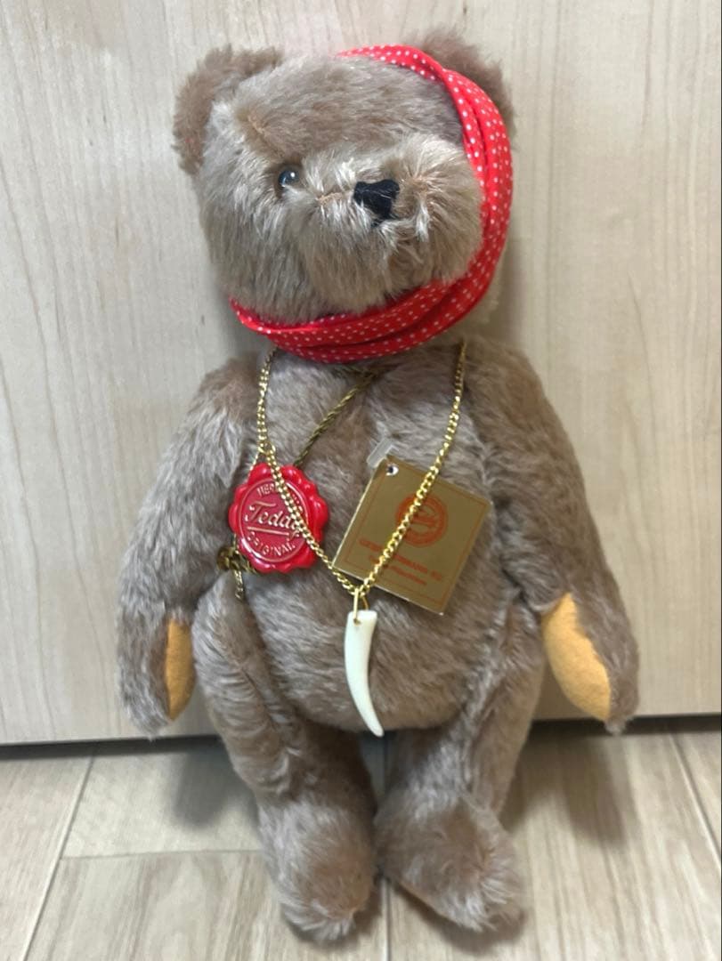 テディベア 赤ハーマン社製 歯痛のベア TOOTHACHE BEAR ぬいぐるみ