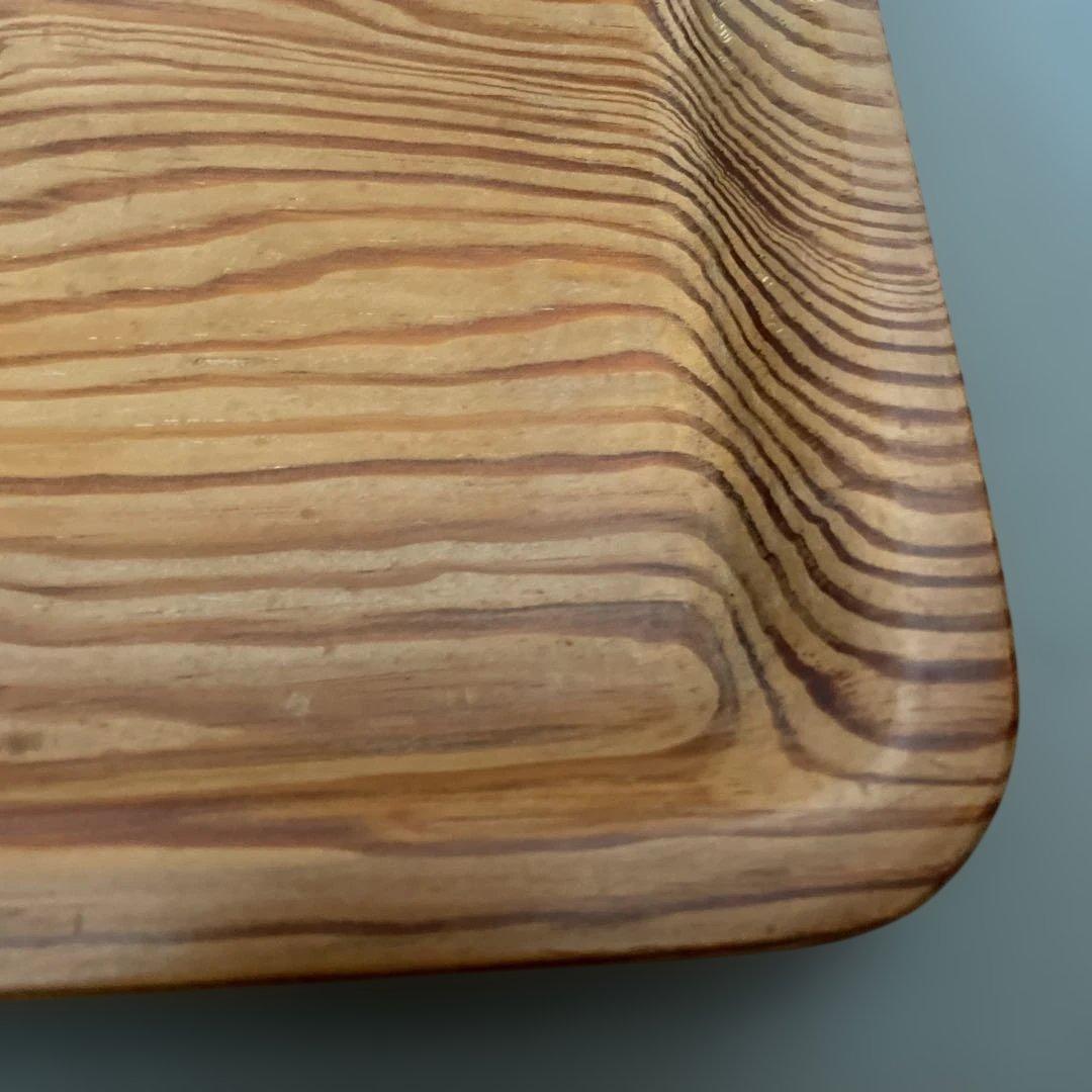 「時を纏う、肥松の角盆。」　　　　　　一献が特別になる盆　日常使いの盆