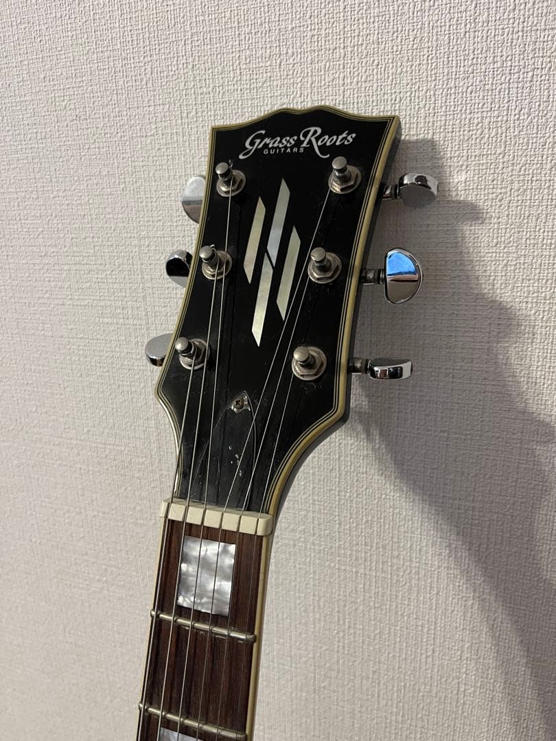 【ぼっち・ざ・ろっく！】Grass Roots エレキギター ブラックレスポール
