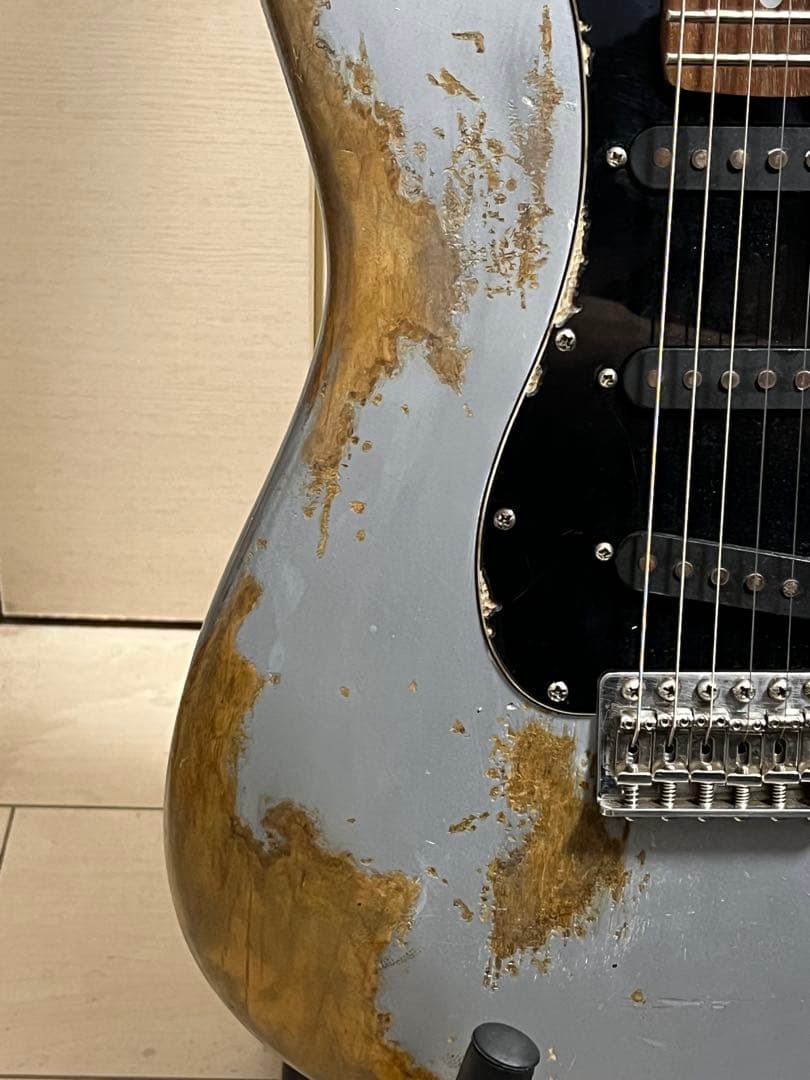 即発送 コンポーネントギター レリック仕様 ストラトタイプ