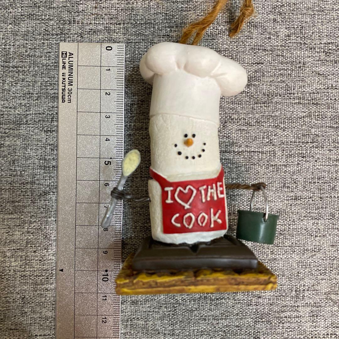 こ*ん様 雪だるまのクリスマスオーナメント7体