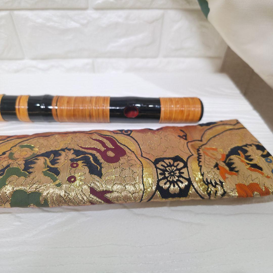 【453】だんじり祭り　だんじり　篠笛　日本和楽器　黒　ブラック