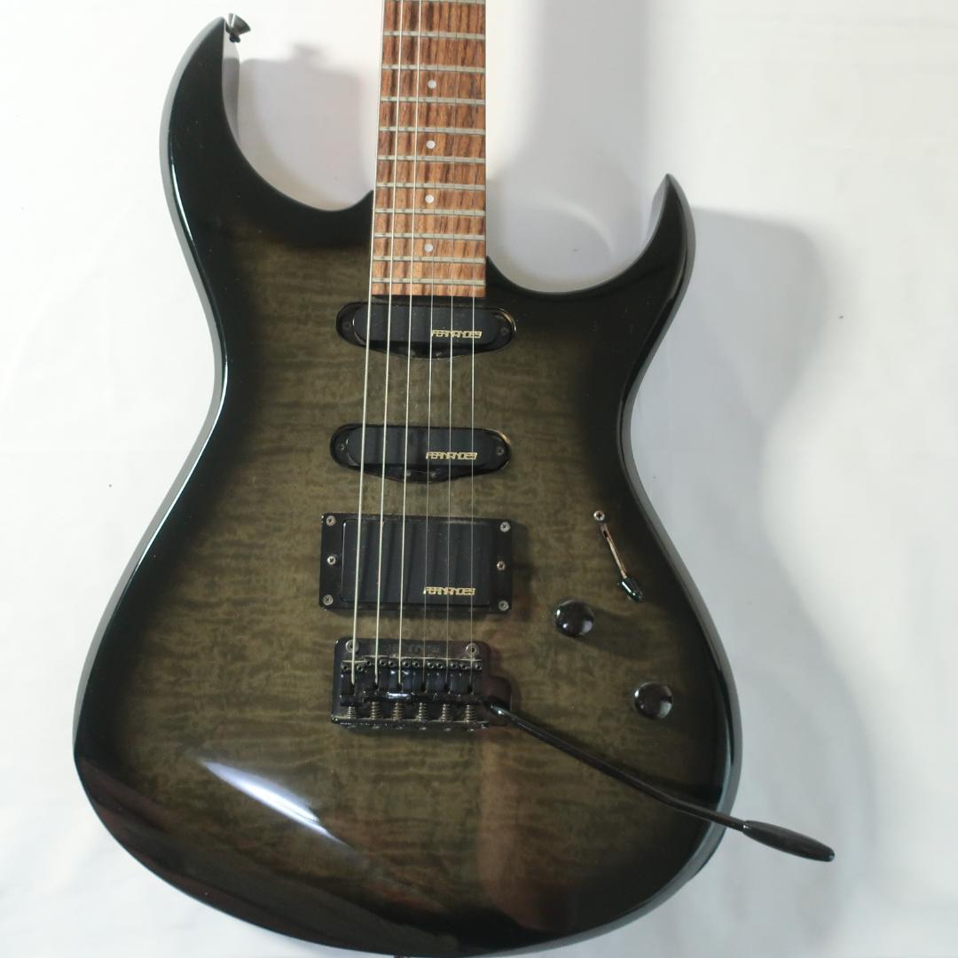 弦交換 FERNANDES エレキギター ケース付 GOTOHペグ装備