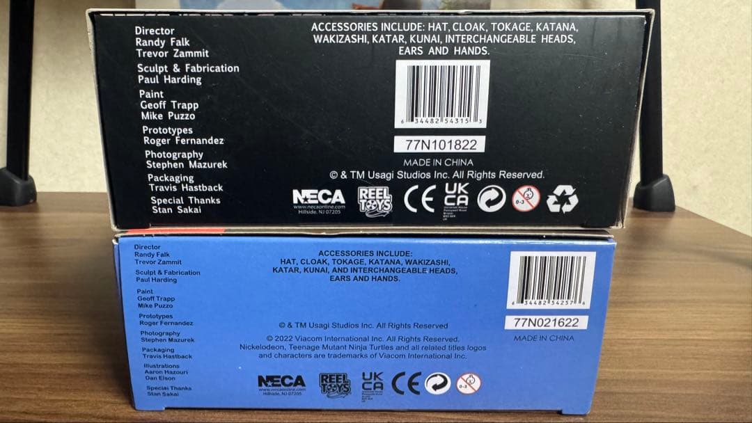 【新品】TMNT NECAネカ ウサギ用心棒　タートルズ（限定版）2体セット