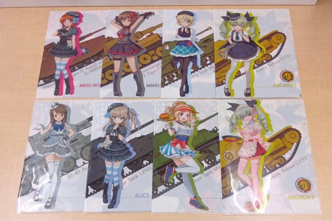 ❶一番くじ ガールズ＆パンツァー 戦車道大作戦！ クリアファイルセット 62枚
