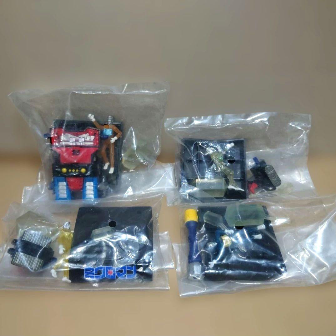 タカラSFランド　復活！ミクロマンのみ　4種