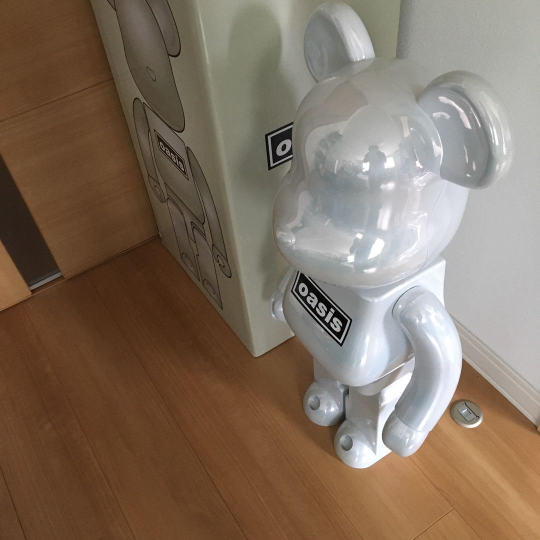 ベアブリック 1000% oasis ホワイトバージョン　美品