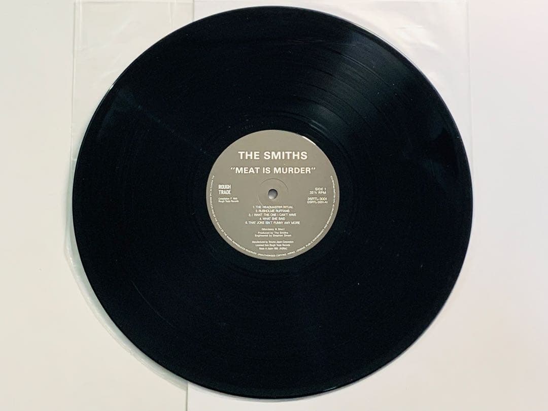 LP 帯付☆ザ・スミス/ミート・イズ・マーダー 25RTL3001 廃盤 初版