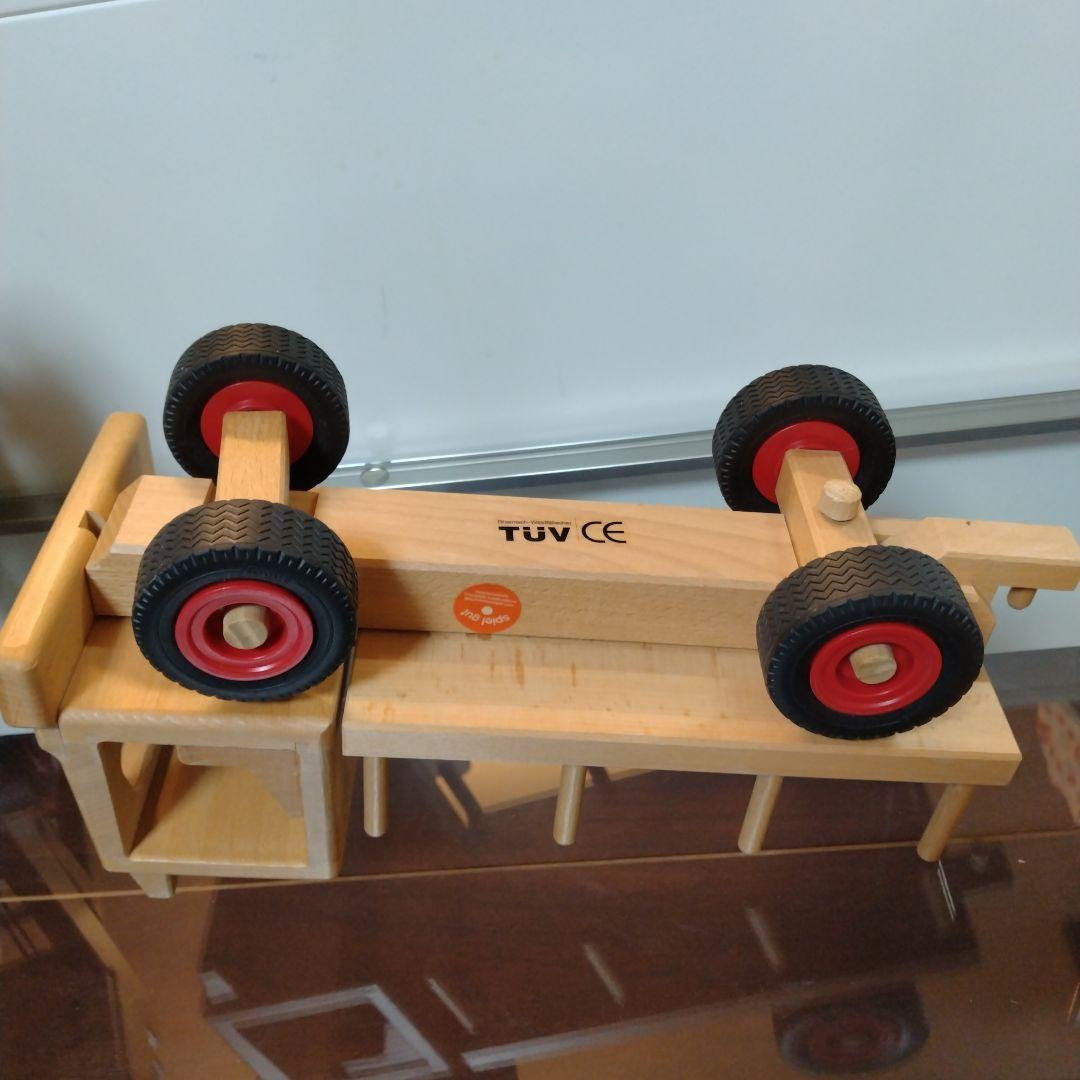 fagus ファーグス ブナの木で作られた働く車 フォークリフト トラック