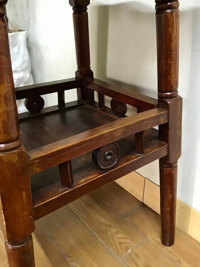 管201☆英国☆アンティーク☆無垢材☆コンソールテーブル☆花台☆サイドテーブル