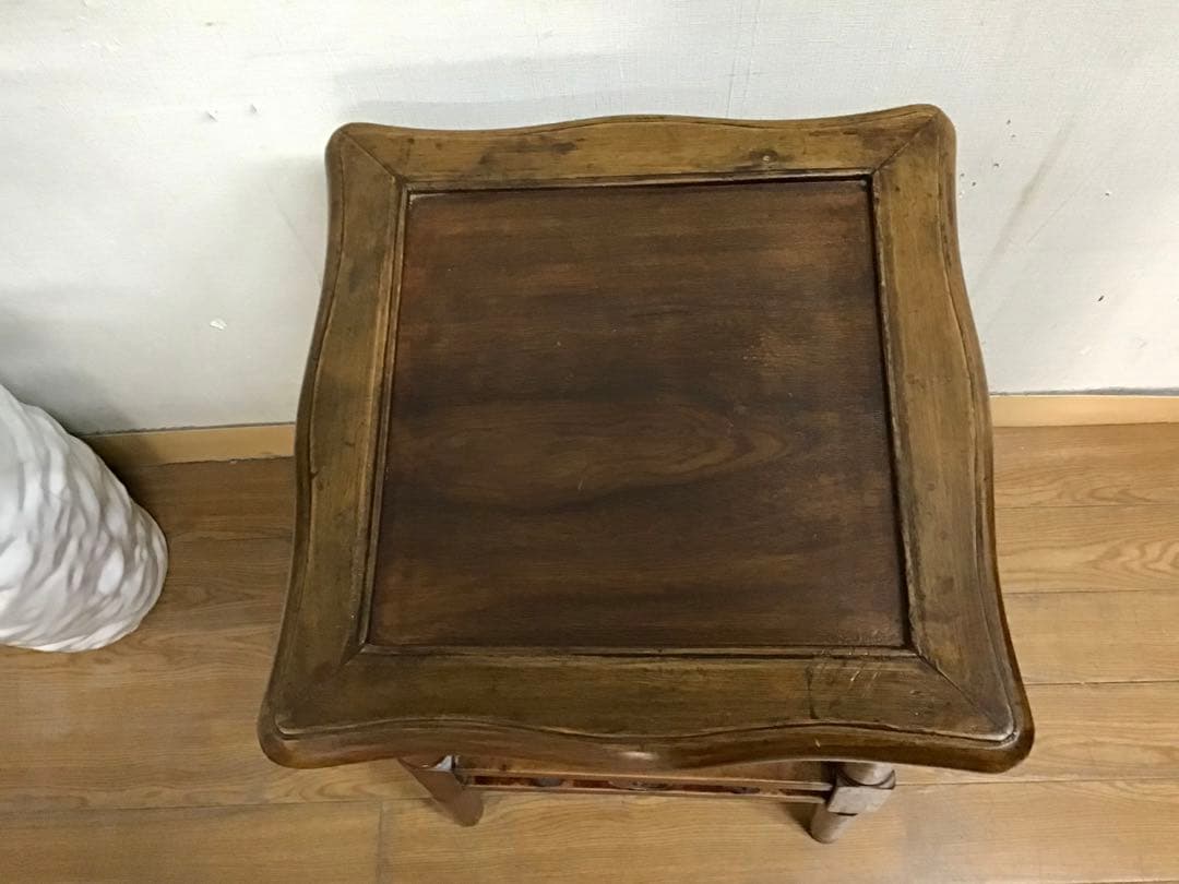 管201☆英国☆アンティーク☆無垢材☆コンソールテーブル☆花台☆サイドテーブル