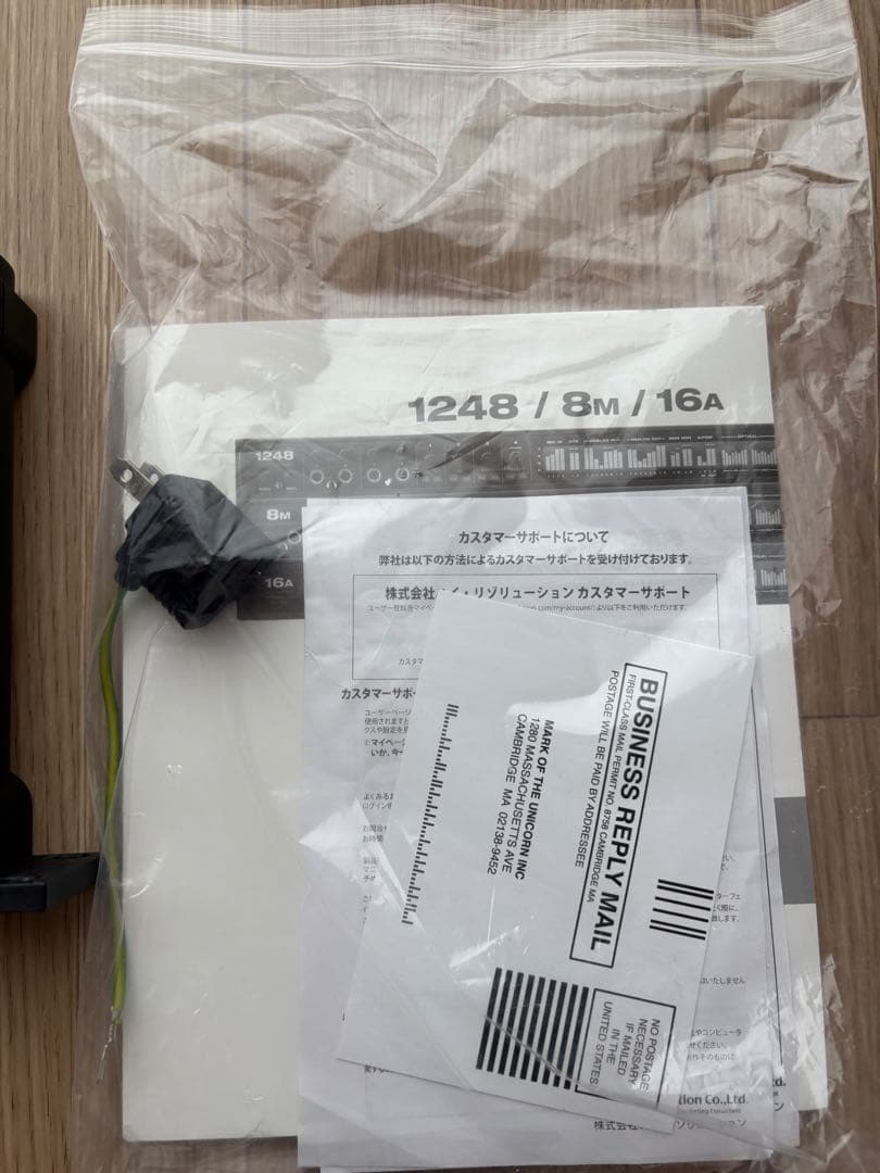 MOTU 16A Thunderboltケーブルおまけ付き