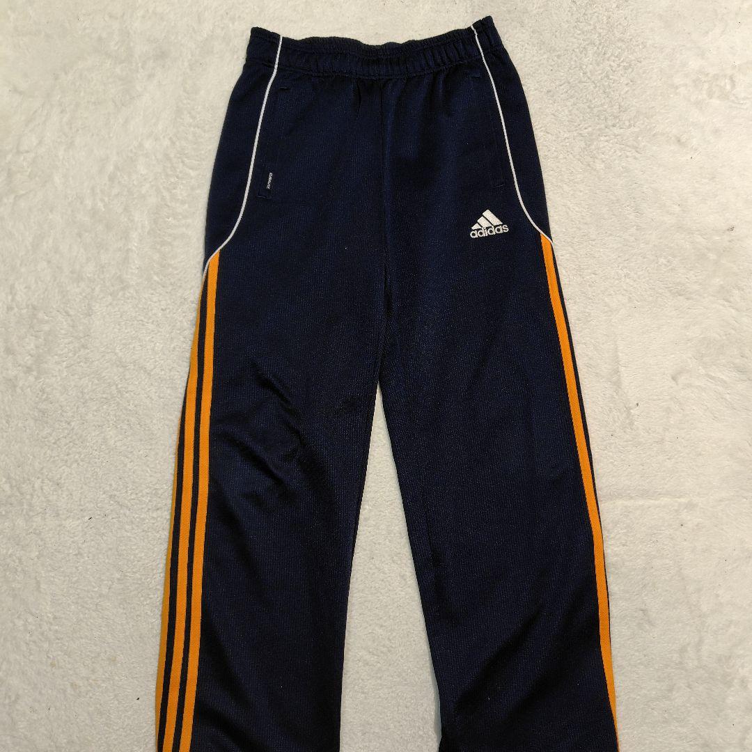 【美品】アディダス adidas ジャージ 上下 ネイビー/オレンジ M